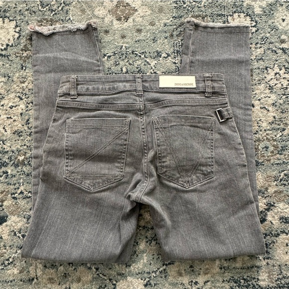 Zadig and Voltair ava color jeans light gray - Picture 9 of 11
